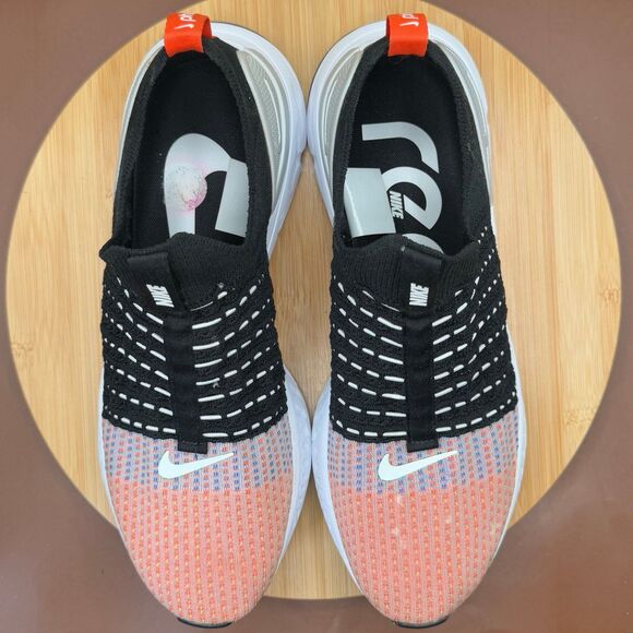 Nike React Phantom Run Flyknit 2 Black Team Orange Men's 10.5 - Picture 9 of 10